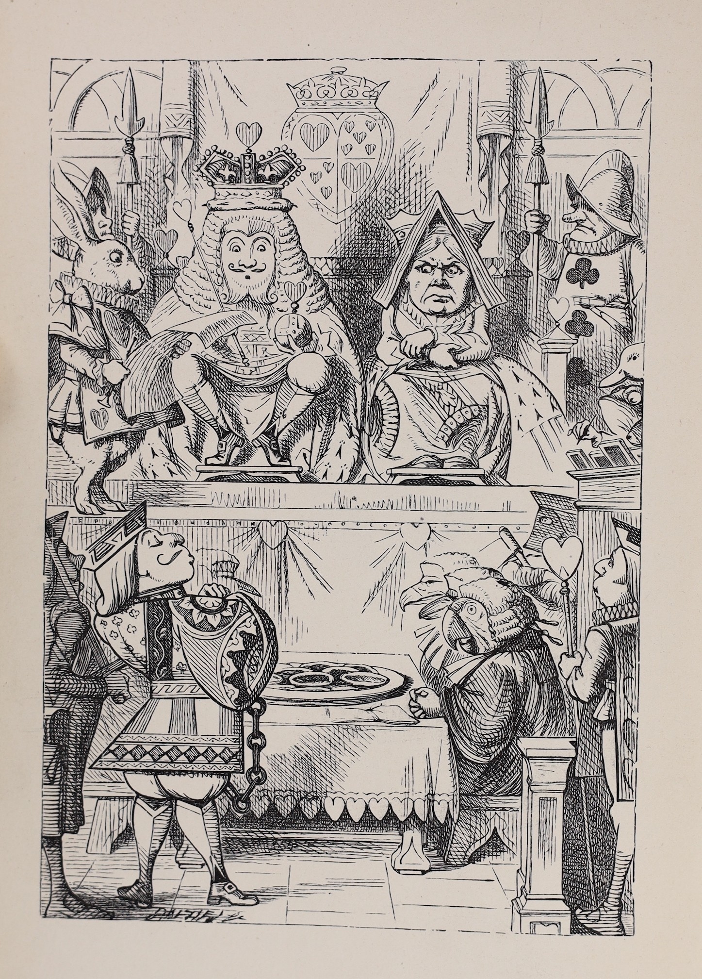 Dodgson, Charles Lutwidge - Alice’s Adventures in Wonderland, 25th thousand, illustrated by John Tenniel, advertisement leaf at end, 8vo, original cloth gilt, spine torn, Macmillan and Co., London, 1870
